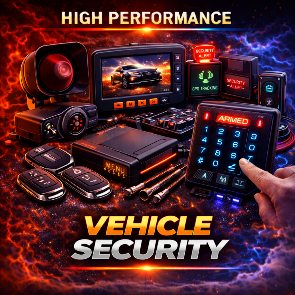 Vehicle security and theft deterrent products
